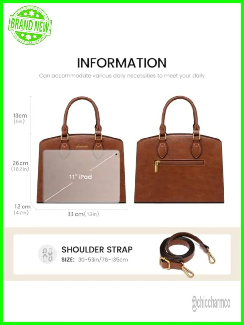 Vintage PU Leather Satchel Bag Women Faux Leather Tote Shoulder Crossbody